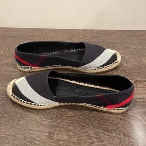 Burberry Monogram Cotton Espadrilles